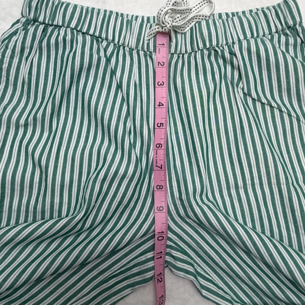 Rachel Ashwell Green & White Striped Pajama Set Sz S Cottagecore 100% Cotton - Picture 12 of 16